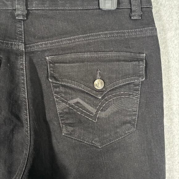 Nine West Jeans Womens 30 10S Bootcut West End Pocket Flap Embroidered Stretch - Picture 9 of 10